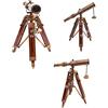 Nautical Replica Hub Ottone Antico Portata Marine Telescopio Vintage Desk Master Telescopio Con Supporto In Legno