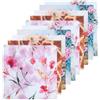LALAFINA Set 10 Panni in Microfibra per Occhiali e Lenti, 14,5x14,5 Cm, Stampa Classica, Riutilizzabili e Portatili per Pulizia di Schermi, Gioielli e Dispositivi Elettronici Stili multipli