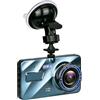 BNEI Doppia telecamera anteriore e posteriore per auto, registratore per auto da 4 pollici con scheda di memoria da 32, WDR+HDR, visione notturna eccellente, sensore G (A)