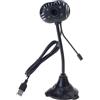 Kelisdi Webcam girevole a 360 gradi con connessione USB con microfoni digitali per desktop e laptop webcam girevole