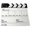 KTUXZCI Film Film Taglia Azione Scene Fotografia Mini Durevole Ciak in Legno Strumento per Professionali Ciak per Registi di Professionali, Bianco cinese, 20x20cm