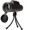 Generic Binocolo HD 40X60 Telescopio Militare Binoculo Telescopio ad Alta Potenza per Ottica da Caccia Telescopio Monoculare Nero Trasparente