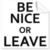 DIYthinker be Nice or leave creative Quotes design occhiali panno di pulizia del pulitore dello schermo 5PCS