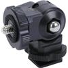 ROYJJ Adattatore Hot Shoe Mount 1/4 Treppiede Vite Testa Con Per Fotocamera DSLR Videocamera Videocamera Video Monitor LCD Fotografia Supporto in Alluminio