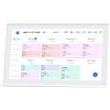 Plyisty Cornice per Foto WiFi da 10,1 Pollici, Calendario Digitale Intelligente con Touchscreen, Organizer per la Famiglia, Pianificatore dei Pasti, Task Manager, Display HD, con (Spina europea)