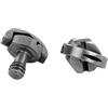 CHIZISX 2 pz treppiede per fotocamera a sgancio rapido in acciaio inox a forma di C maniglia vite per studio fotografico DSLR Strap Mount Adapter Strong Screw