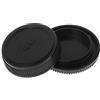 Aurgiarme Copriobiettivo posteriore Copertura per fotocamera Monte per protezione Nero Per Olympus OM SLR Accessori per fotocamera Cap Cappuccio Copertura Lente posteriore Corpo Hot Shoe Protector Bundle Set