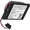 AccuCell Batteria per Becker Z113 per Traffic Assist Z113 SJM120, 3,7 V, 1000 mAh