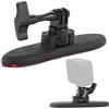Plyisty Montaggio del Casco della Fotocamera Action per 13 12 11 10 9 8 7 6 5 4 3, X4 X3 X2 X R, Azione 5 Pro 3 4, Yi, Campark, Rotazione a 360 Gradi, Supporto per Adesivo Flessibile