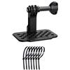 TQUXNGA Supporto da auto per Action 6/5pro/4 fotocamere, leggero e resistente, struttura in lega di alluminio, si adatta saldamente al supporto angolare dinamico per auto