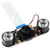Waveshare Compatibile con NVIDIA Jetson Nano Camera IMX219-160 8MP IR-Cut IR Modulo di Visione Notturna a Infrarossi per Jetson Nano e Raspberry Pi Modulo Compute, FOV 162° con sensore IMX219