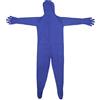 Generic Tuta per Schermo, Tuta Chromakey Blu Scuro Leggera e Traspirante Buona elasticità Tessuto di Seta di Latte Colore Uniforme per Studio Fotografico per Webcast (180 cm)