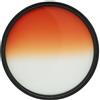 iSnapPhoto Pro Glass 72mm HD MC - Filtro graduato arancione per obiettivo Samyang MF 85 mm f/1.4 per Nikon Z (SYZ85-N), filtro arancione da 72 mm, filtro arancione graduato 72