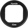 Generic Supporto per filtro in metallo per Insta360 Ace Pro per Ace Pro 2, staffa universale per filtro da 49 mm e 52 mm, con design a sgancio rapido, telaio protettivo in lega di alluminio per accessori per