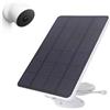 VBESTLIFE Telecamera a Pannello Solare Wireless per Esterni, Monocristallino PET EVA da 10 W, Telecamera di Sicurezza Impermeabile, Pannello Solare con Cavo da 9,8 Piedi, Staffa (2PCS)