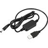 YOKIVE DC 5V a DC 9V USB Step Up Tensione Convertitore, Cavo Alimentazione con DC Jack 5,5mm x 2,5mm, Ottimo per Router,fotocamera, Auto Guida Registratore (Nero, 9W 2A)