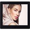 CPARTS Cornice per foto digitale, display a LED, calendario per lettore video musicale, supporta unità USB e scheda SD, adatto a vari scenari (Black 8 inch+32G card)