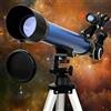 WOWCSXWC Telescope For Kid Refractor Telescopes For Astronomy Adjustable Tripod, 45° Zenith Mirror,50MM Large-aperture,Portable Travel Telescope For Beginners And Adult (Color : Blue+Smartphone clip) WOWCSXWC