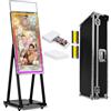 WideMeet Cabina fotografica a specchio magico da 40 pollici, touch screen da 21,5 pollici, portatile per selfie per matrimoni, compleanni, feste, eventi (nero, cabina fotografica + stampante)