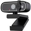 NGBFF Mini webcam HD con microfono Webcam Full HD 30 fps Webcam USB for PC Laptop Videocamera for riprese(2K)