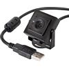 Arducam Fotocamera USB Autofocus da 16 MP con mini custodia in metallo, 1/2,8 IMX298 Mini UVC USB2.0 4K Video Webcam con microfono, cavo da 1 m per Windows, Linux, Android e Mac OS