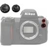 Generico KIT TAPPI 10-PIN compatibile con NIKON AI set coppia tappo 10 pin 10-pin pc sincro flash telecomando scatto remoto mc-30 cap cover sync terminal mc30 remote control D850 D500 D6 D5 D4S D4 D3S D3X