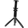 BESTonZON Supporto Per Smartphone Con Treppiede e Telecomando Wireless Selfie Per Fotocamera Nero Accessorio Pratico e Leggero Per Scatti Da Remoto