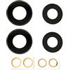 ZYHGAOLIQIN 1Set/4pcs Posteriore Fotocamera Lente di Vetro Posteriore Lente di Ricambio di Vetro per Motorola Moto Edge 50 Neo