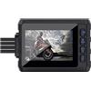 JOJIDE Fotocamera corporea, Registratore for videocamera for moto impermeabile for tutto il corpo Dual 1080P Full HD for moto Autocycle DVR Dash Cam scatola GPS nera(32G)