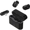 Horett Microfono Lavalier Wireless Riduzione del Rumore AI 48kHz/24 Bit Ad Alta fedeltà per lo Streaming Live di Vlog