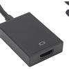 Cuifati Adattatore da HDMI a VGA, Convertitore da Interfaccia Multimediale Ad Alta Definizione 1080P a Cavo VGA, Conversione Senza Perdita per Computer Desktop Laptop PC Monitor Proiettore
