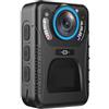 BINGNU Mini Body Camera, Body Cam, C3/K3 Piccola mini videocamera portatile a prova di esplosione Spia indossata dal corpo Videoregistratore grandangolare Kamera per sicurezza, riunioni, lavoro(C3 128GB)