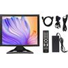 HEEPDD Monitor a Colori da 17 Pollici, Schermo LED HD Regolabile Telecomando Interfaccia Multimediale HD 720P 1080P per Giochi per Telecamere di Sicurezza (Spina UE)