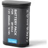 CQJFCYBRA For Batteria Con Capacità BP-SCL6 Da 2520 MAh, Compatibile Con Fotocamera Leica - Scatto Di Lunga Durata For Tutto Il Giorno