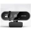 NGBFF Webcam, Webcam portatile Full HD 2K 4K PC con messa a fuoco automatica Live Streaming flessibile microfono Trasmissione in diretta luce(4K)