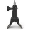 HOLACA Ring Pan-Tilt - Base adattatore per montaggio a parete con staffa estesa, colore: Nero