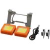Generico Per DJI Flip Multi-funzione Luce di navigazione notturna Fai da te Combinazione gratuita Luce LED Flash abbinata Lampada di segnalazione (Faro arancione+supporto per coda)