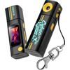 Generic Mini portachiavi con fotocamera, 1080P 2K, fotocamera digitale da 0,96 pollici, schermo LCD da 230 pollici, obiettivo girevole 230, piccola videocamera portatile per studenti fotografia all'aperto