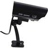 OSALADI Telecamera Finta di Sicurezza Alta Simulazione Cctv Luce LED Lampeggiante per Negozi e Magazzini in Esterno