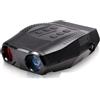 STRAFBRG Ambito di visione notturna, Binocolo Visione notturna a infrarossi HD Zoom obiettivo 10X Zoom digitale 4X Visione notturna esterna 1080P Tutto nero 600 m Forniture for la caccia Ricerca all'aperto di