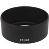 EKSMA Paraluce di ricambio for obiettivo fotocamera ET-54B for EF-M 55-200mm EOS-M3-M10 Copriobiettivo da 52 mm Accessorio for fotocamera for obiettivo ET-54B Paraluce for obiettivo ET-54B Parasole for obie