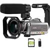 LEPREM Videocamera per vlogging 4K Videocamera videocamera con microfono AZ50 64x Registratore di fotocamera digitale zoom di Digital Zoom Vision Vision for la registrazione Vlog Adatto per la registrazione
