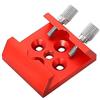 Generic Accessori per telescopi Morsetto di base for cannocchiale Guida a fondo piatto Supporto for cannocchiale con filettatura da 1/4(Red)