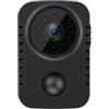 AMRTTWY Action Camera, Telecamera MD29 1080P PIR con clip for visione notturna, indossabile, DV, videoregistratore con rilevamento del movimento a infrarossi,per Ciclismo, Moto(MD29+32GB)