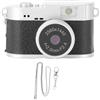 CHEOTIME Mini fotocamera portachiavi 1,47 pollici 2K FHD video 2MP foto, videoregistratore tascabile, schermo a colori integrato con 4 filtri Flash LED ricaricabile piccola fotocamera (Black)