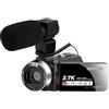 YFDGD Fotocamera Digitale For La Registrazione Video WIFI Visione Notturna All'aperto Videocamera Vlog IR Rotazione Touch Screen Registratore Selfie Fotografico Scatta Nitida Fluida(64G SD Card,Set 3)