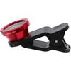 SHINEOFI 2 set Obiettivi per Smartphone con Clip Fish Eye e Macro per Foto Dettagliate Rosso con Clip