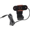 Qianjyvous Telecamera per PC HD 720P con messa a fuoco automatica e microfono integrato, webcam plug and play per riunioni Zoom Skype, webcam per streaming a 30 FPS per laptop, desktop e