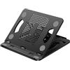 SHINROAD Supporto rotante per laptop portatile Certo Ecco un titolo del prodotto per descritto con base di rotazione a 360 gradi Design ergonomico Angolo regolabile Calore cavo nero