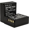 CQJFCYBRA Batteria Sostitutiva BLH-1 BLH1 Da 1720 MAh, Compatibile Con L'alimentatore Agli Ioni Di Litio Olympus OM-D E-M1 II E-M1 III Con Doppia Protezione(2pcs)